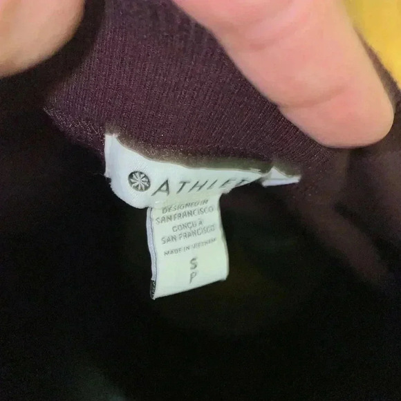 Athleta Burgundy Sweater- Small - Picture 4 of 4